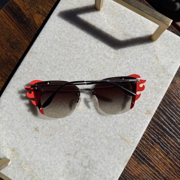 Prada Flame Cat Eye Sunglasses main image 4